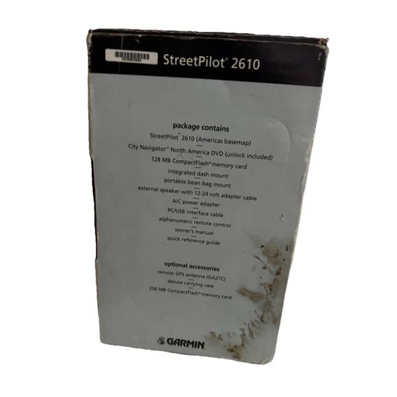 Garmin Streetpilot 2610 Navigator Complete In Original Box Remote Chords Papers - Picture 14 of 15